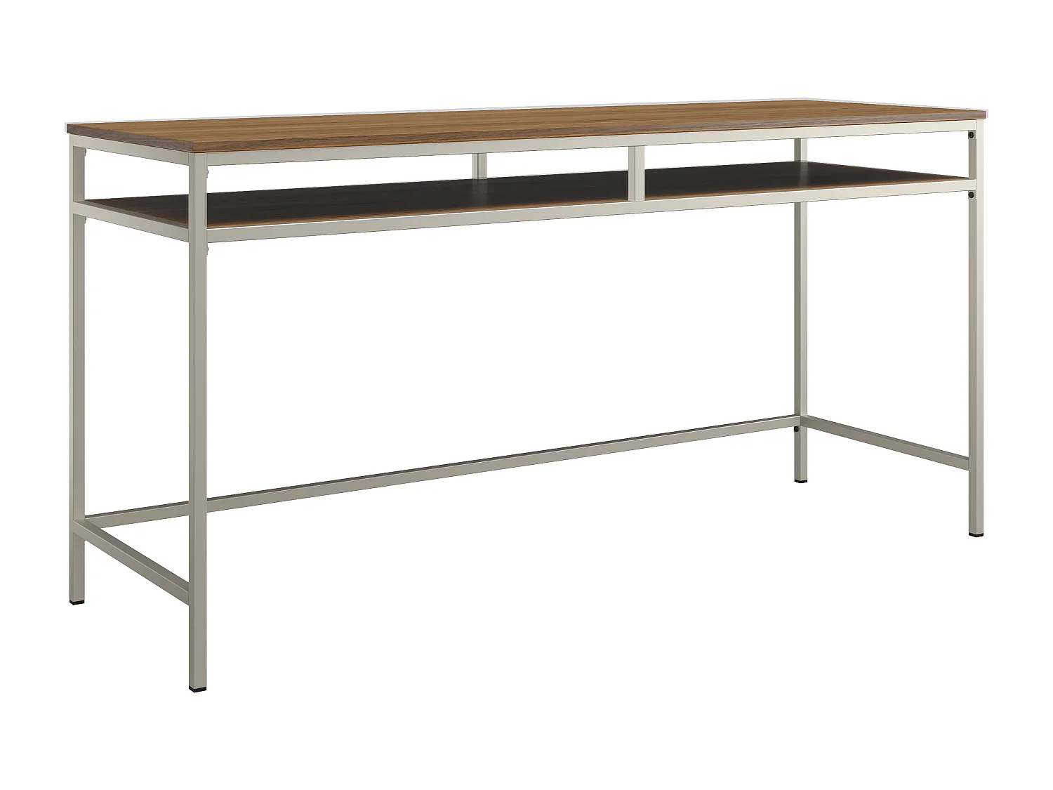 Scrivania per computer Bradford. TaupeWalnut