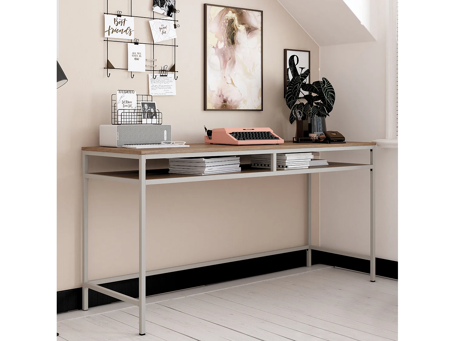 Bradford|Bureau en effet noyer