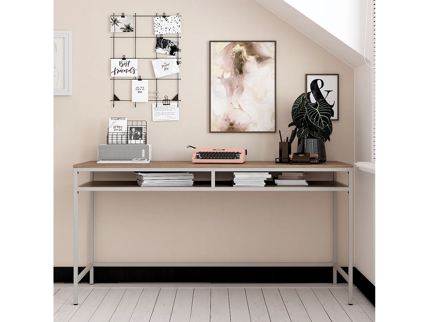 Bradford|Bureau en effet noyer