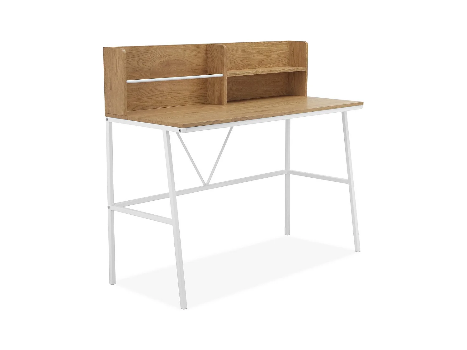 Livorno|Bureau en MDF chêne blanc