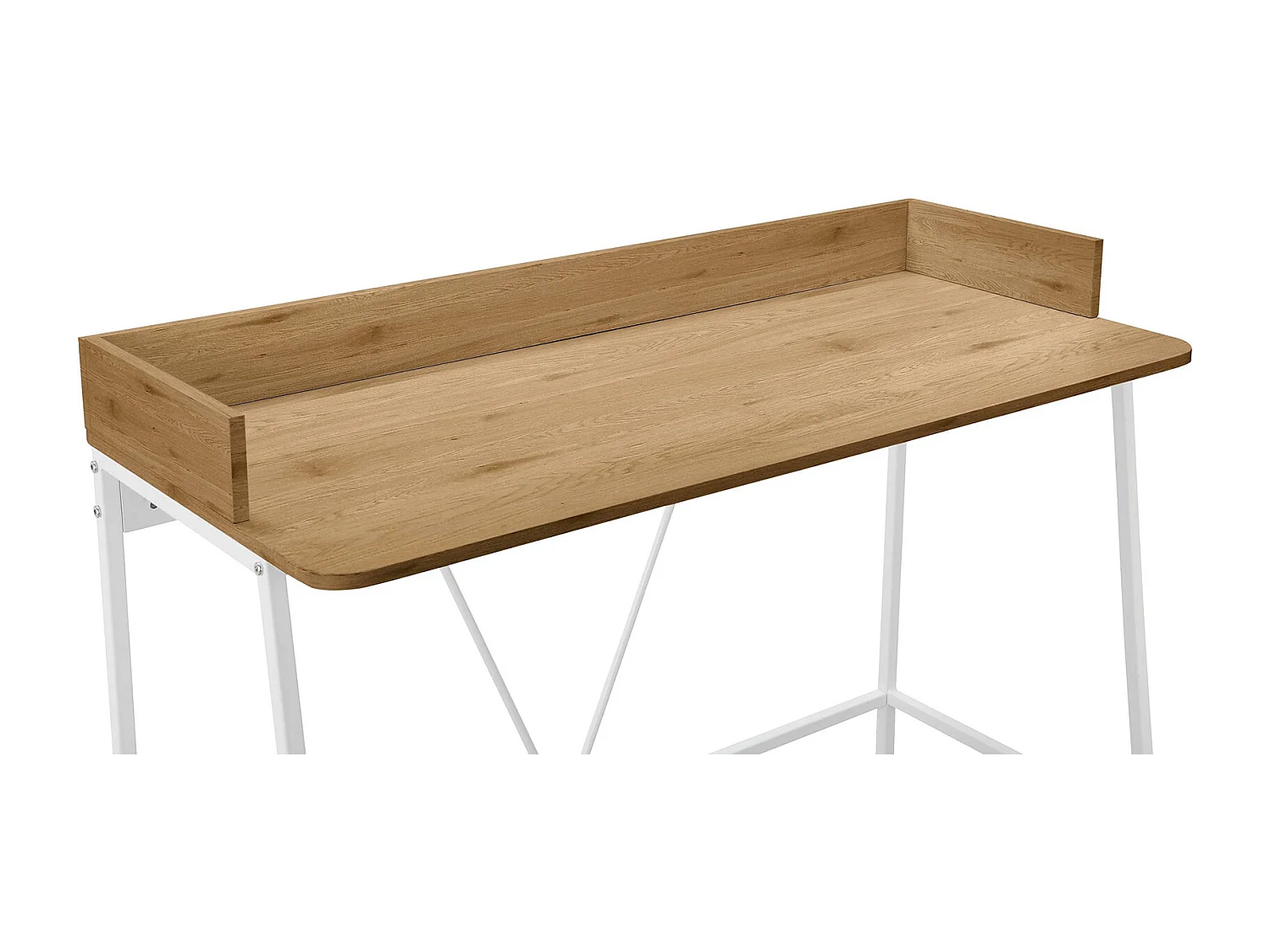 Savona|Bureau en MDF chêne blanc