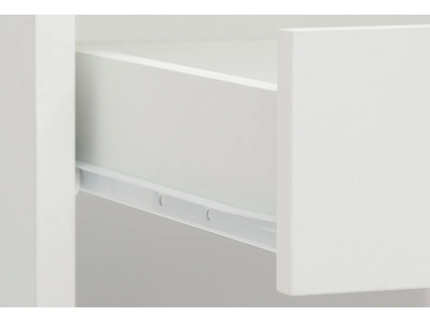 Secretária com 2 compartimentos em aglomerado de mármore.