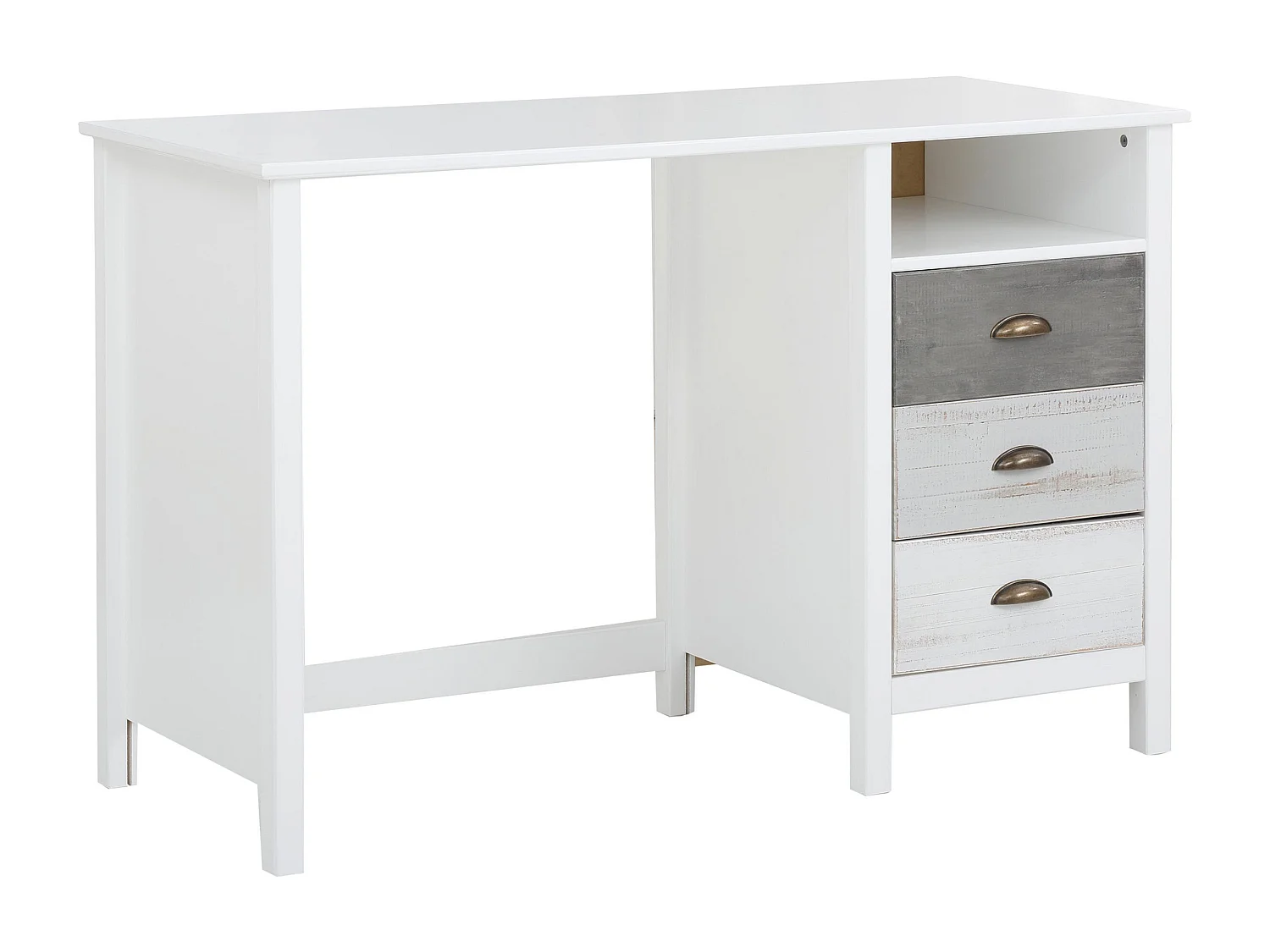 Salva|Bureau avec 3 tiroirs