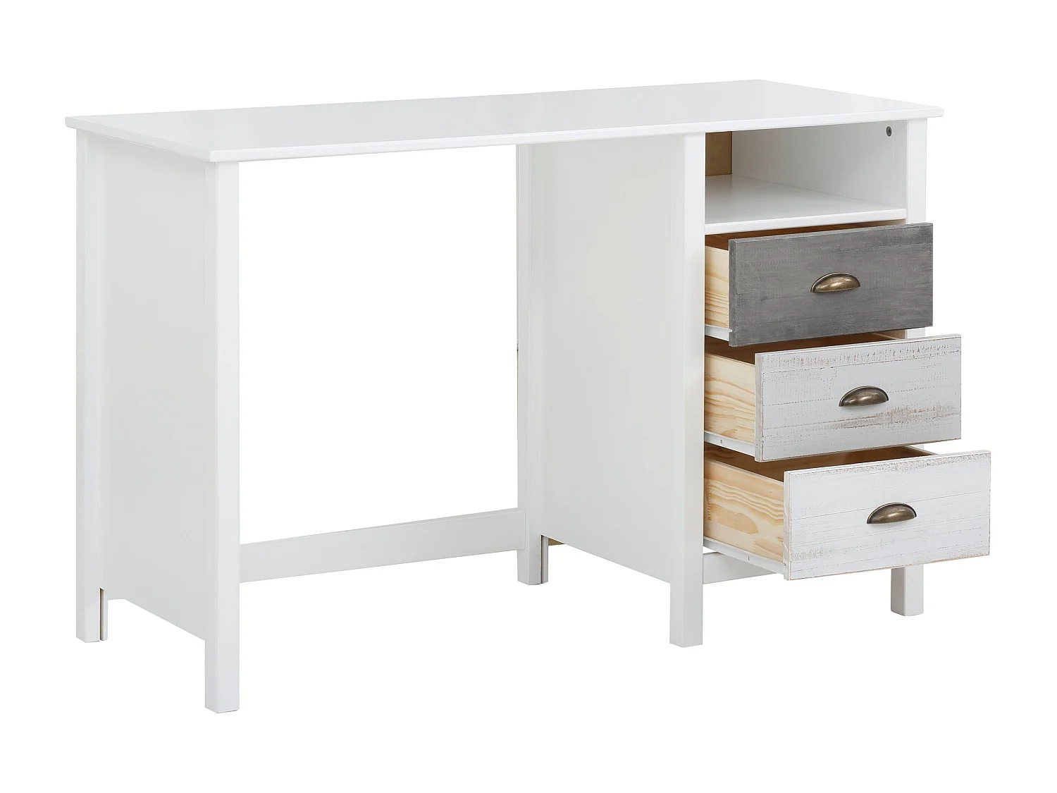 Salva|Bureau avec 3 tiroirs