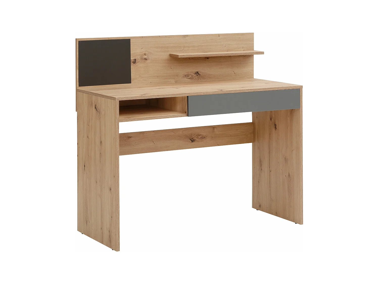 Magnet|Bureau avec 1 tiroir en effet chêne anthracite
