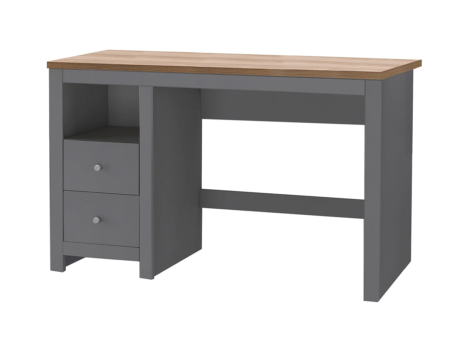 Emerald Bureau 2 Deuren EikenGrijs