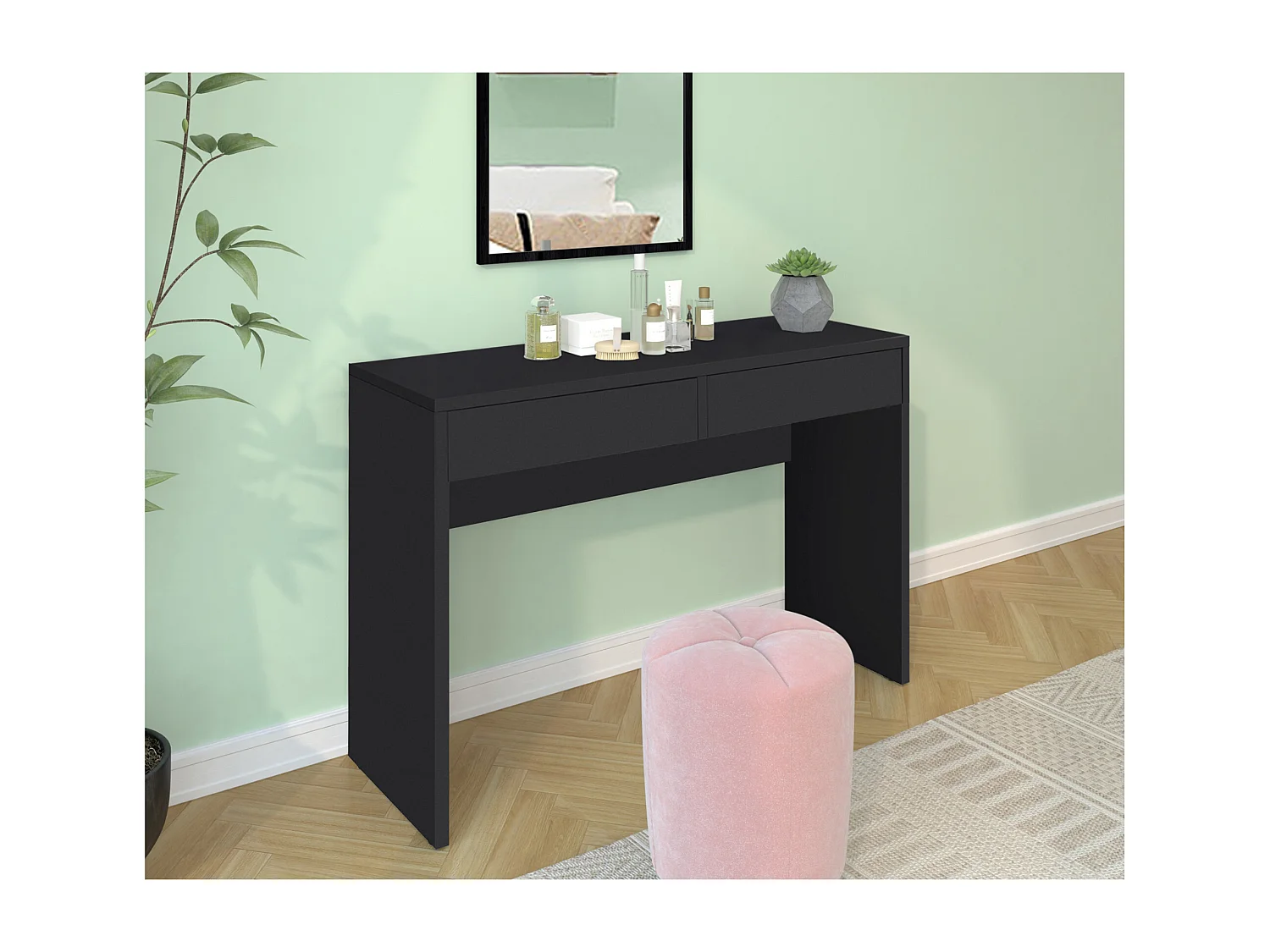Astral | Table de dressing en MDF, noir