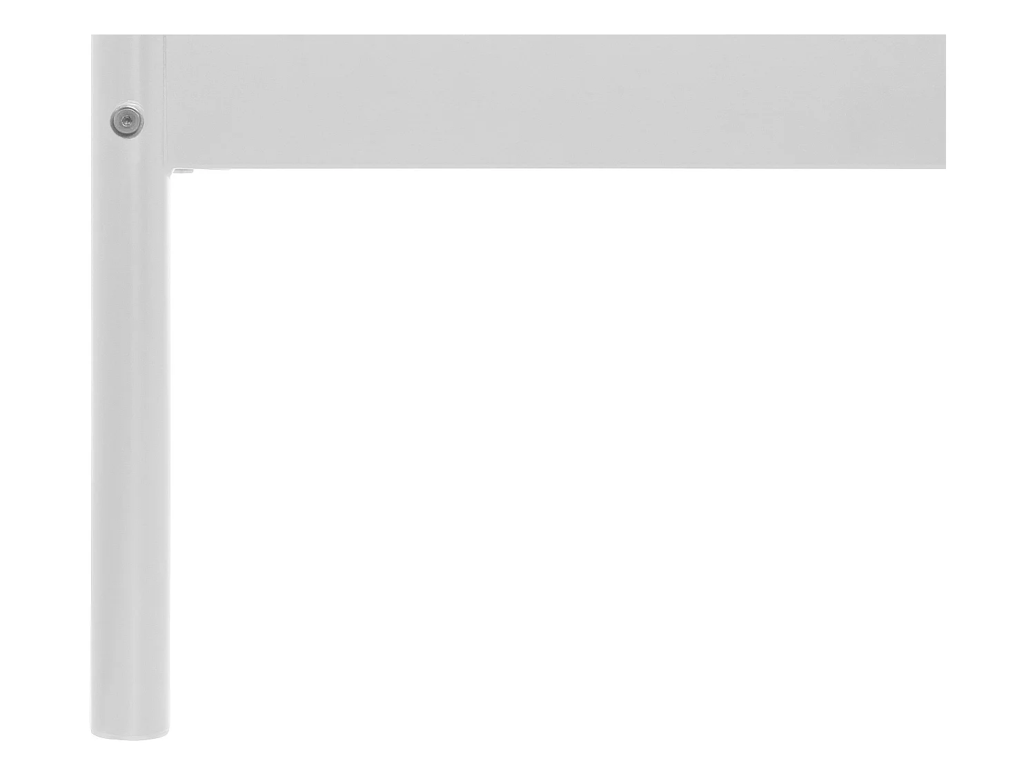 Aaron|Lit en métal blanc 180x200