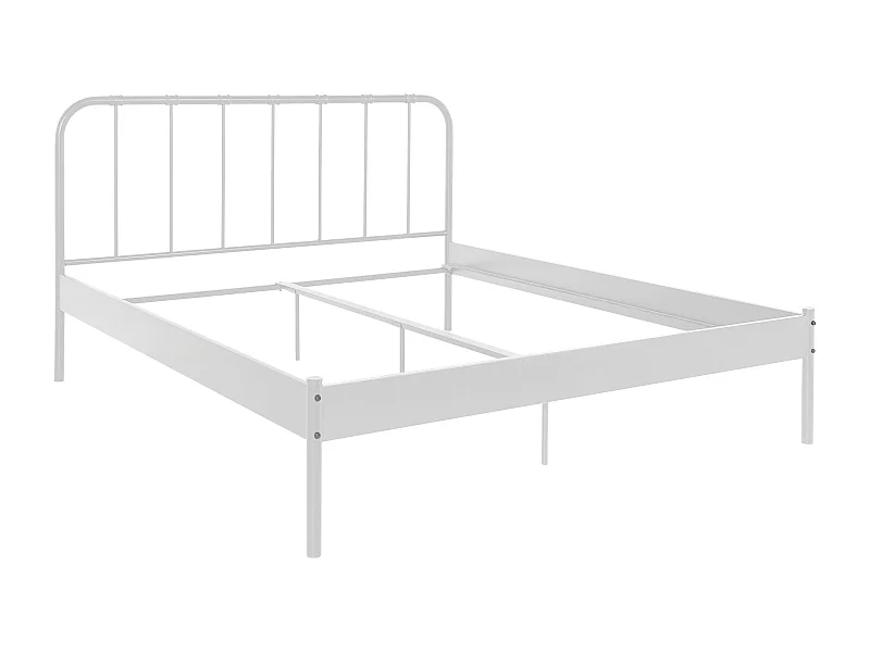 Aaron | Cama 180x200 cm Branco em Metal