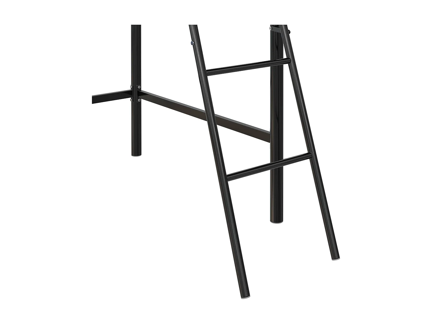 Birgit | Cama de dossel 180 cm em metal branco