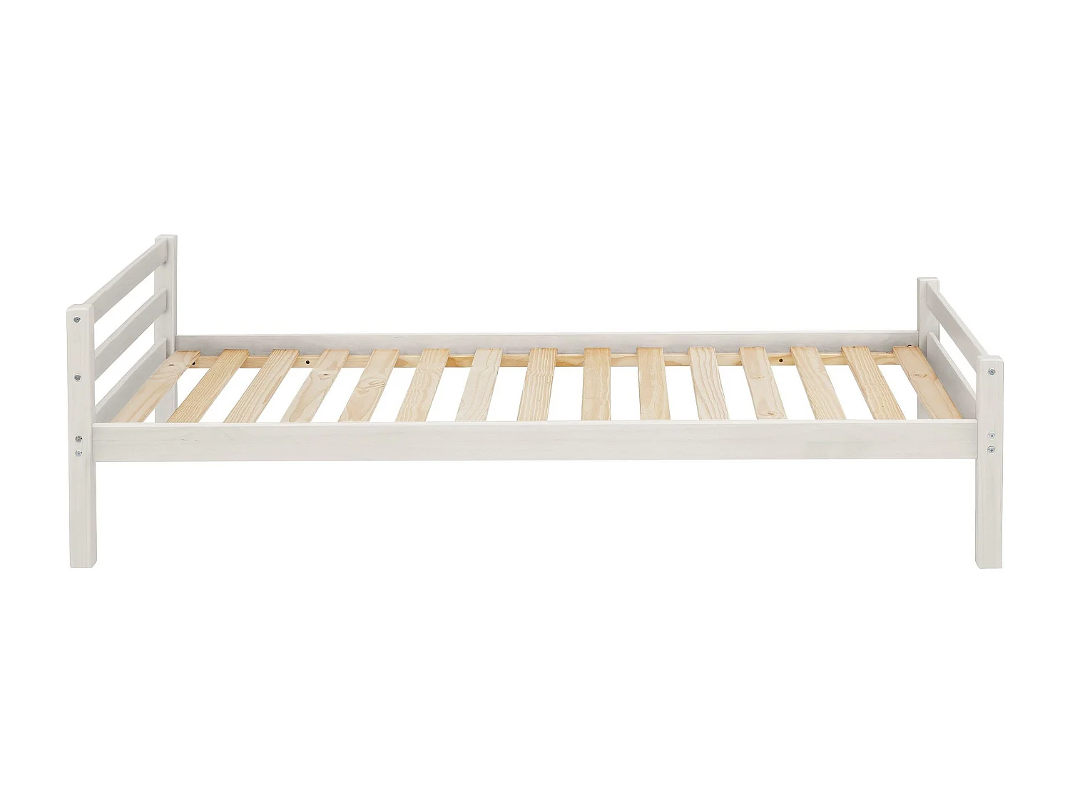 Alpi|Lit en bois blanc 90x200