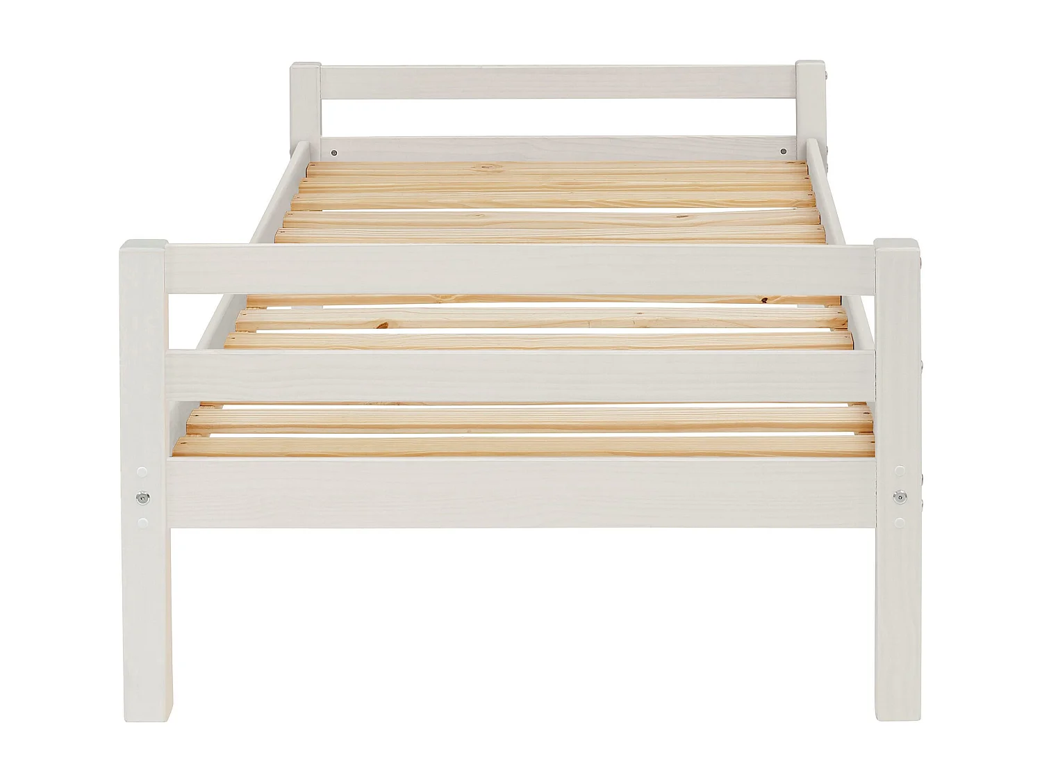 Alpi|Lit en bois blanc 90x200