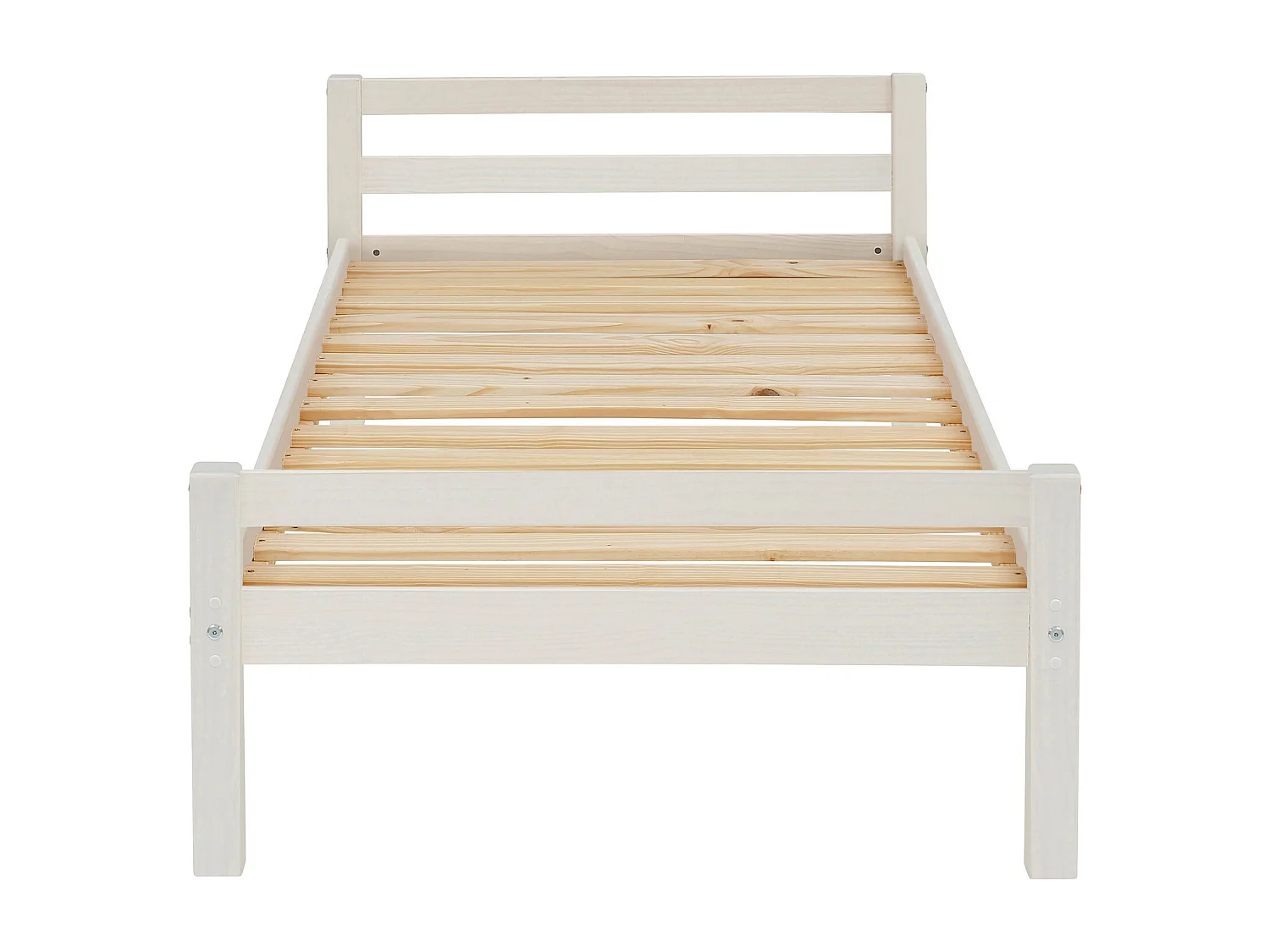 Alpi|Lit en bois blanc 90x200