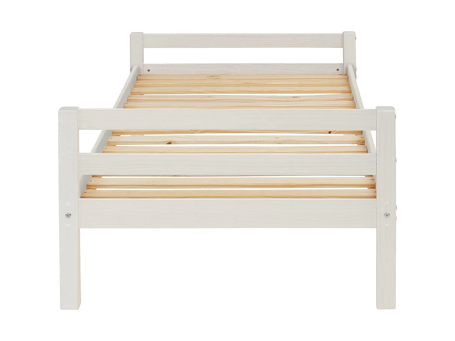 Alpi|Lit en bois blanc 90x200