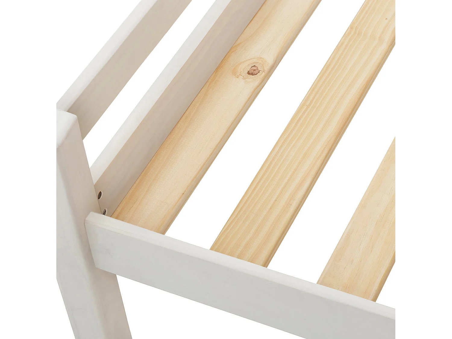 Alpi|Lit en bois blanc 90x200