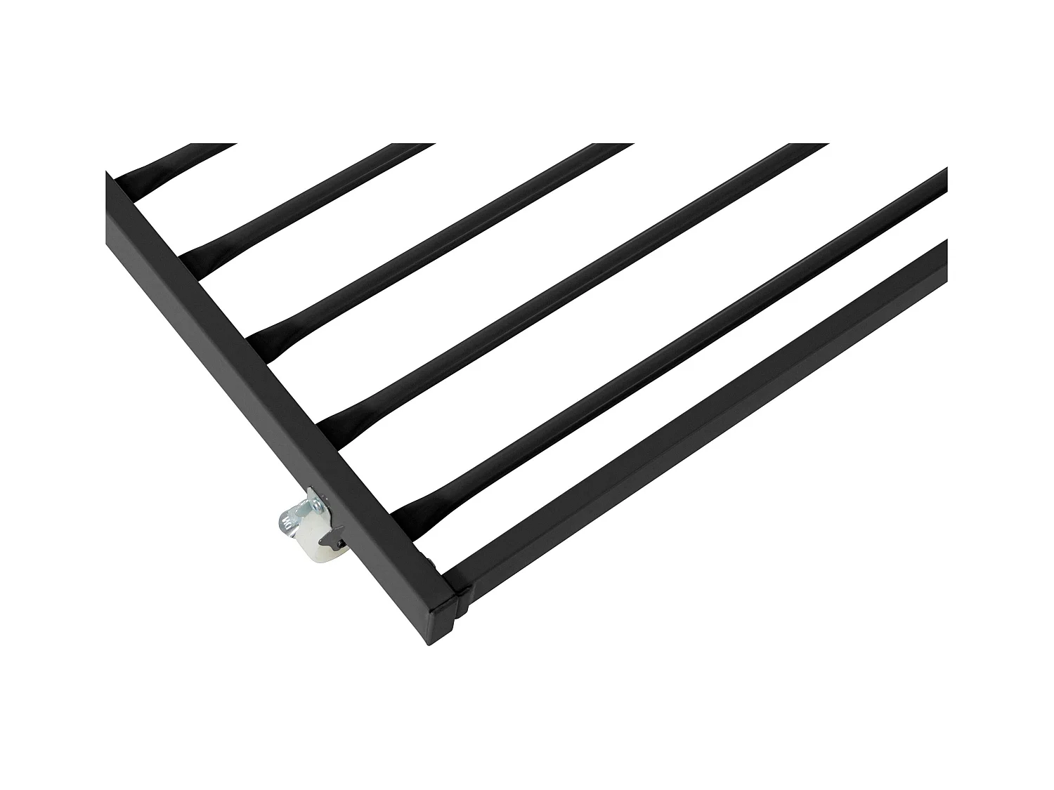 Aaron|Lit de jour en métal noir 90x200