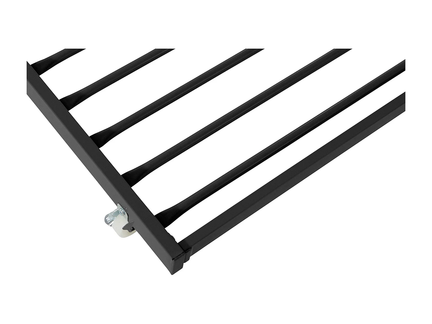 Aaron | Cama de dia 90x200 cm Preto em Metal