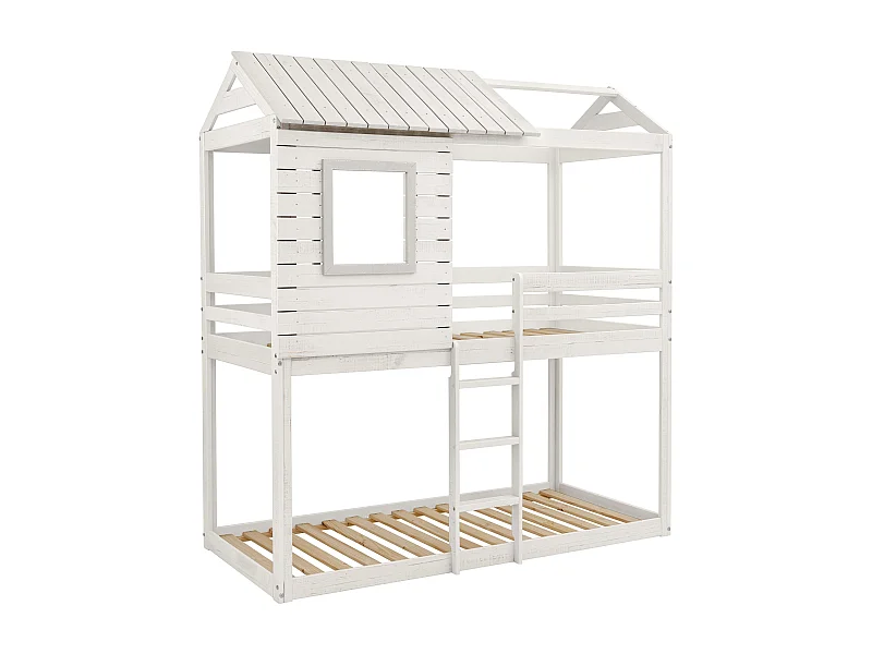 Letto a castello bianco