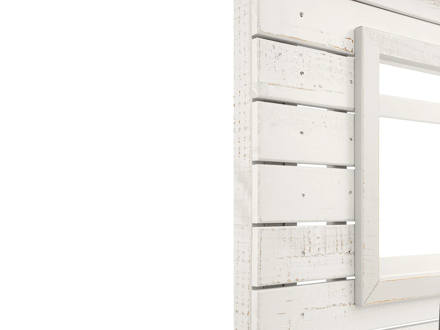 Letto a castello bianco