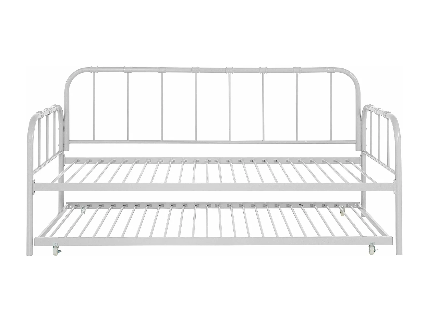 Divano letto Aaron in metallo bianco