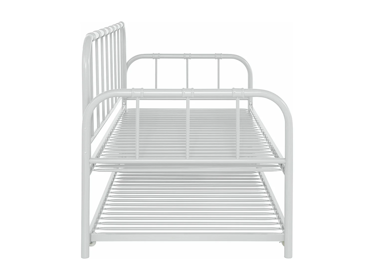 Divano letto Aaron in metallo bianco