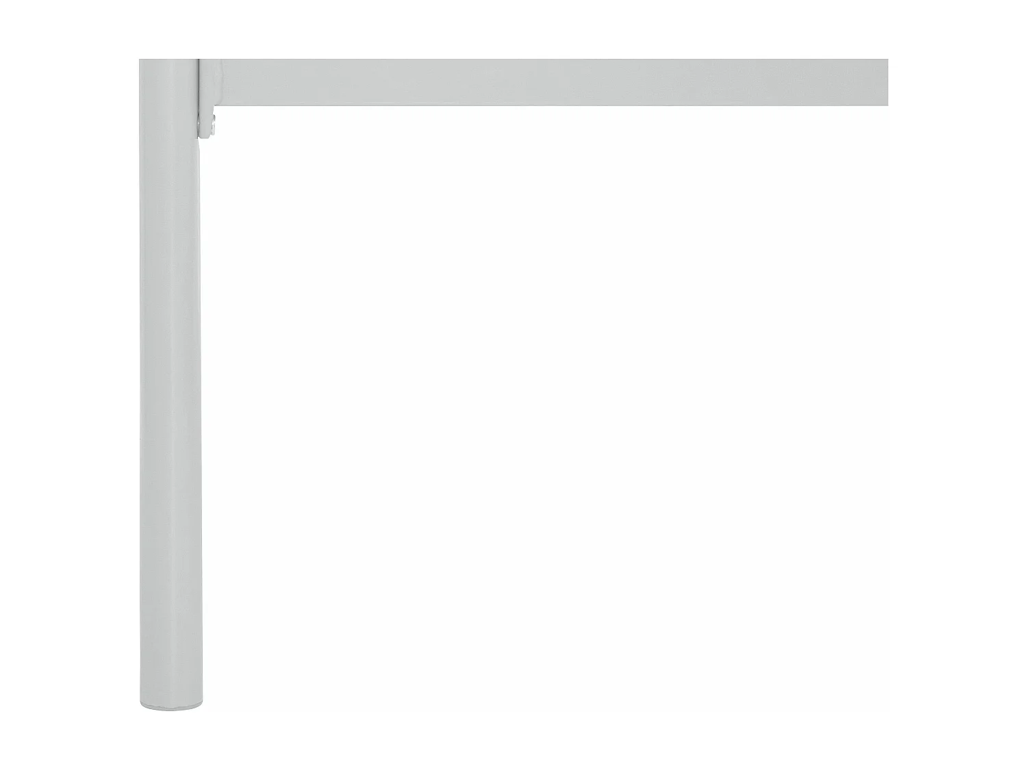 Divano letto Aaron in metallo bianco