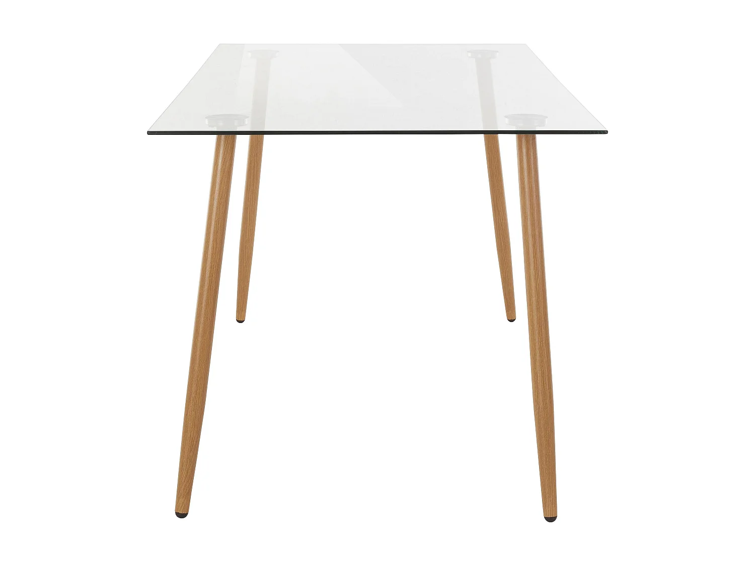 Miller | Mesa de Jantar 140 cm em GlassOak