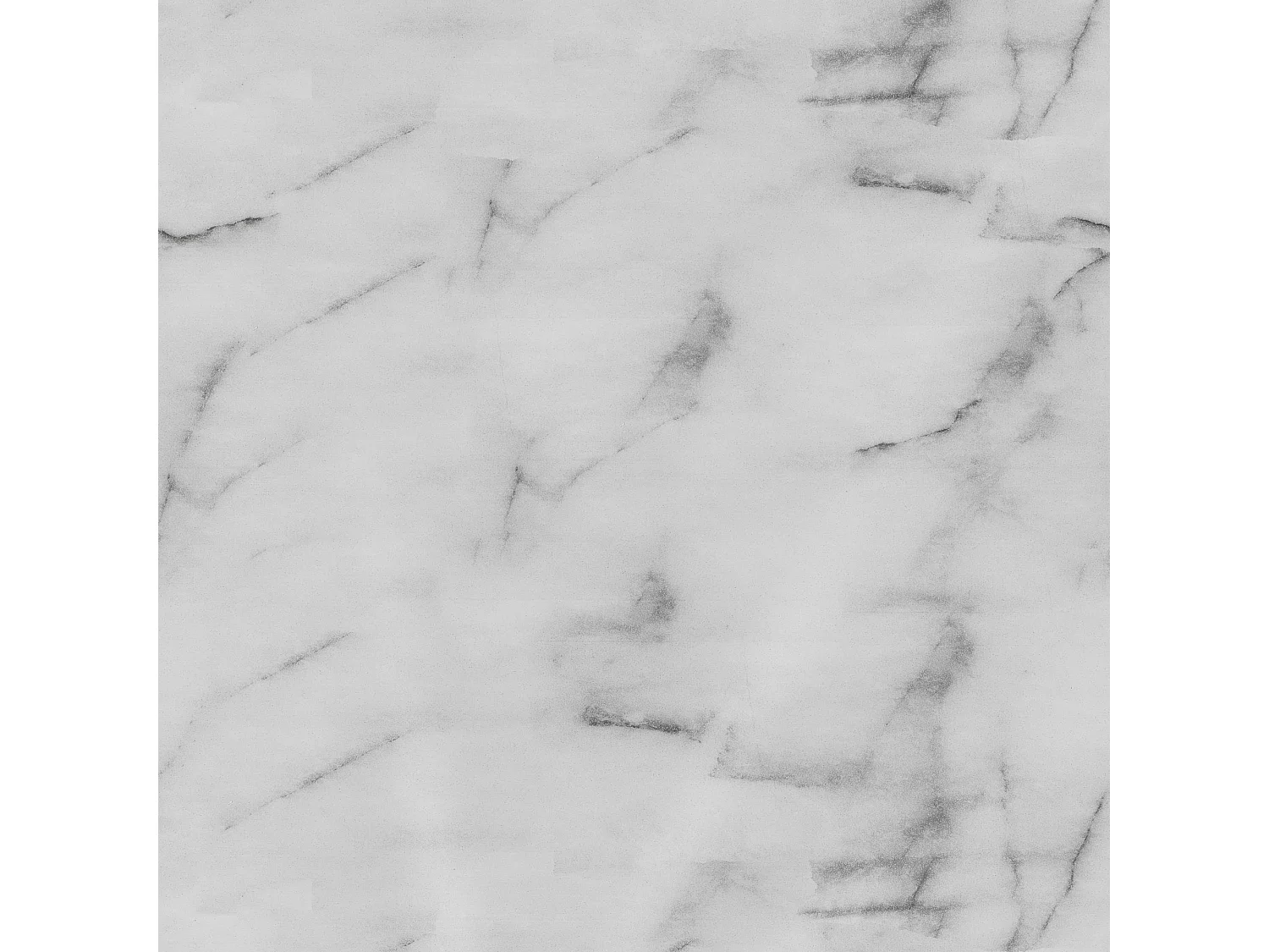 Astor | Table à manger en MDF marbre blanc