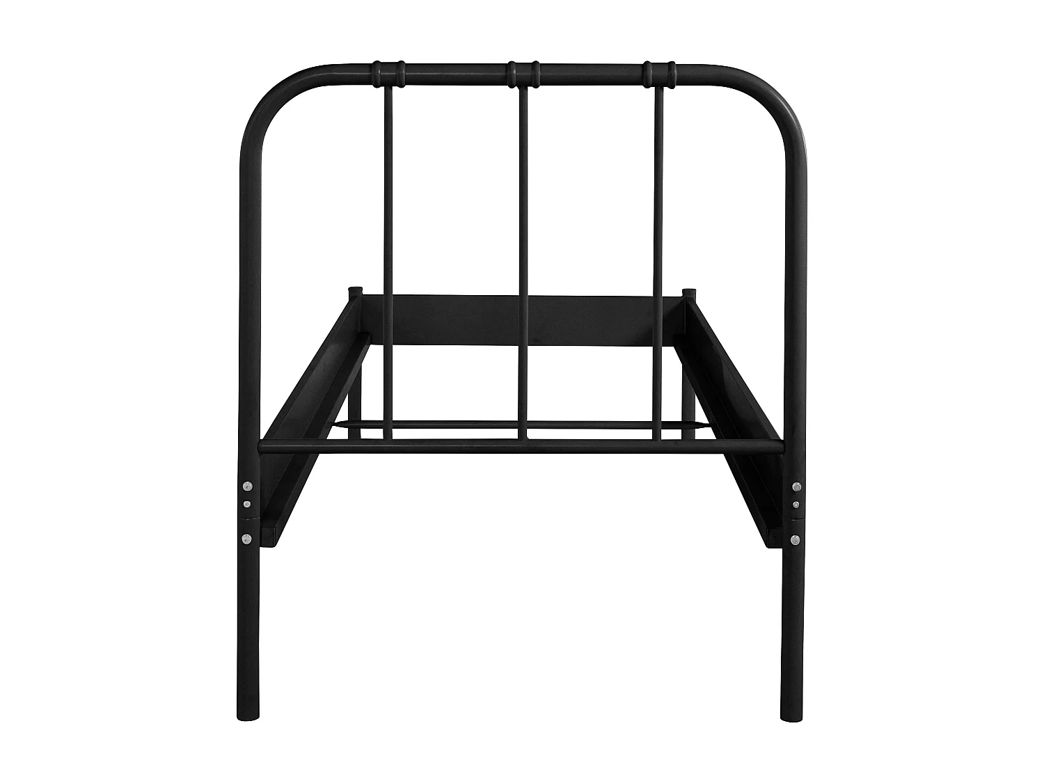 Aaron bed 90 Black Metal