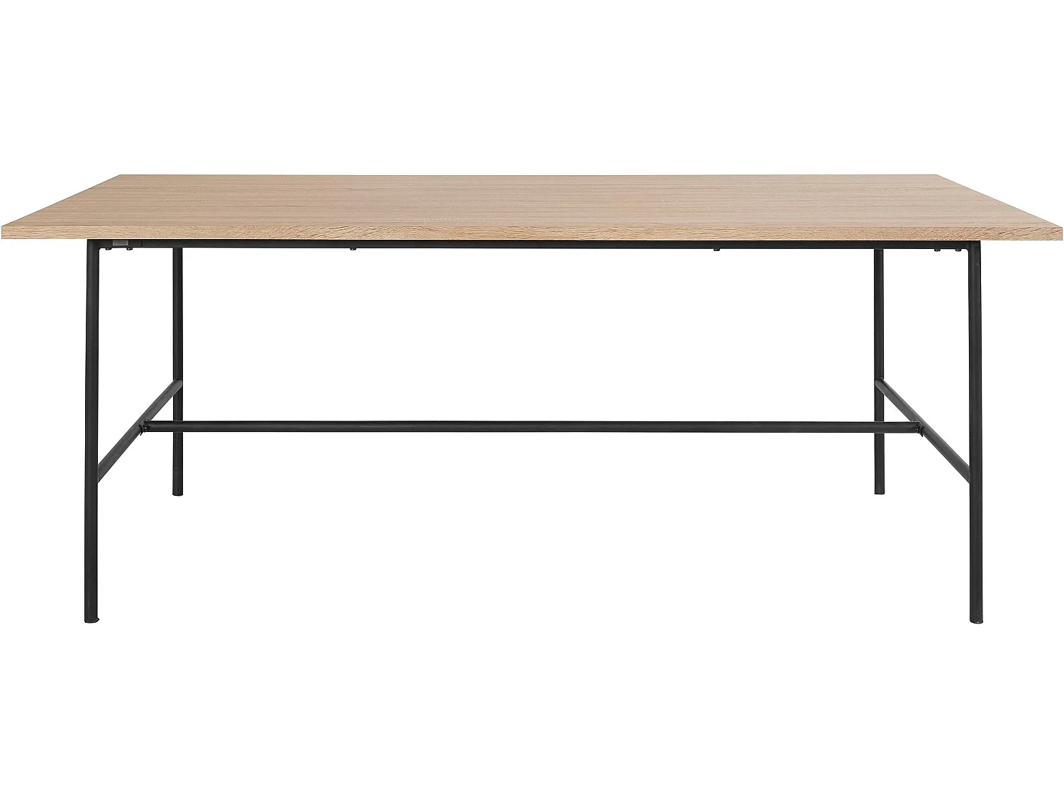 Mesa de jantar redonda em MDF com mármore branco