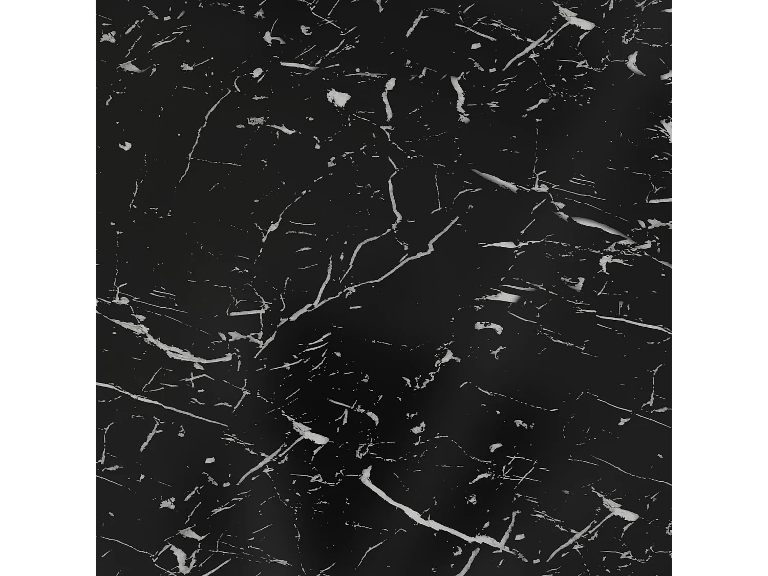 Astor | Table à manger en MDF marbre noir