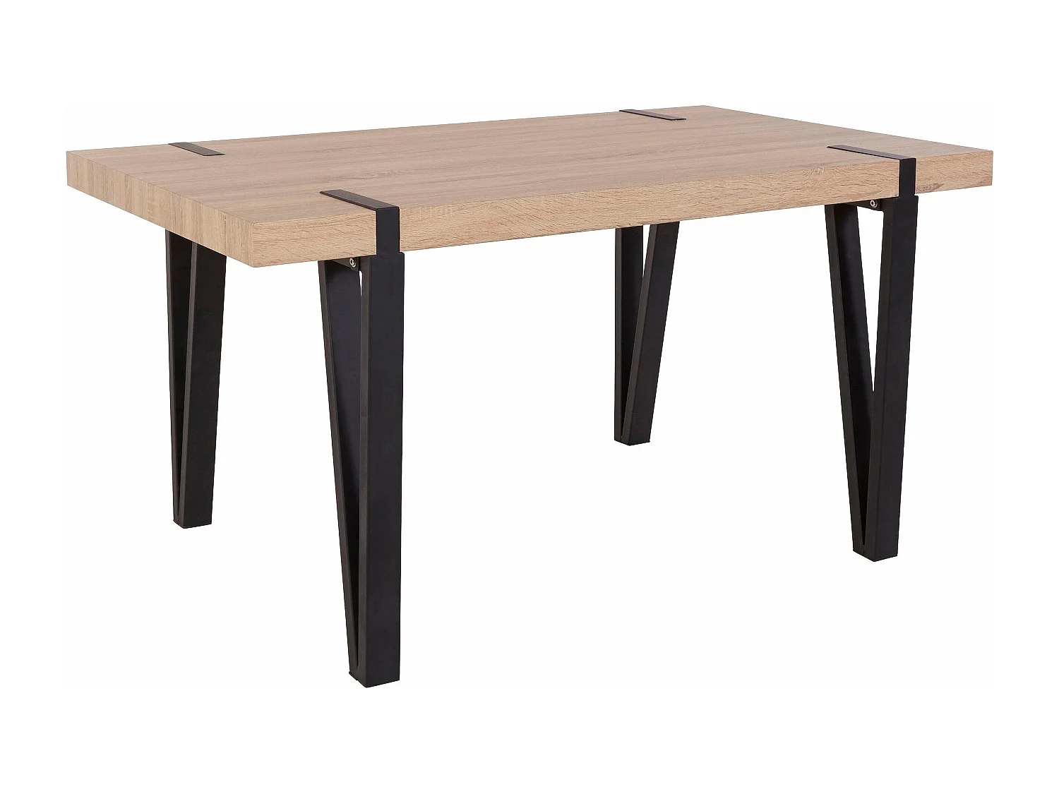 Sanchez | Mesa de Jantar 150 cm Carvalho Preto