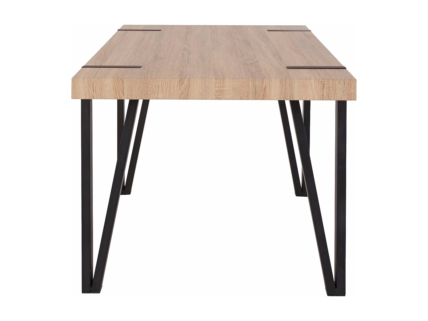 Sanchez | Mesa de Jantar 150 cm Carvalho Preto