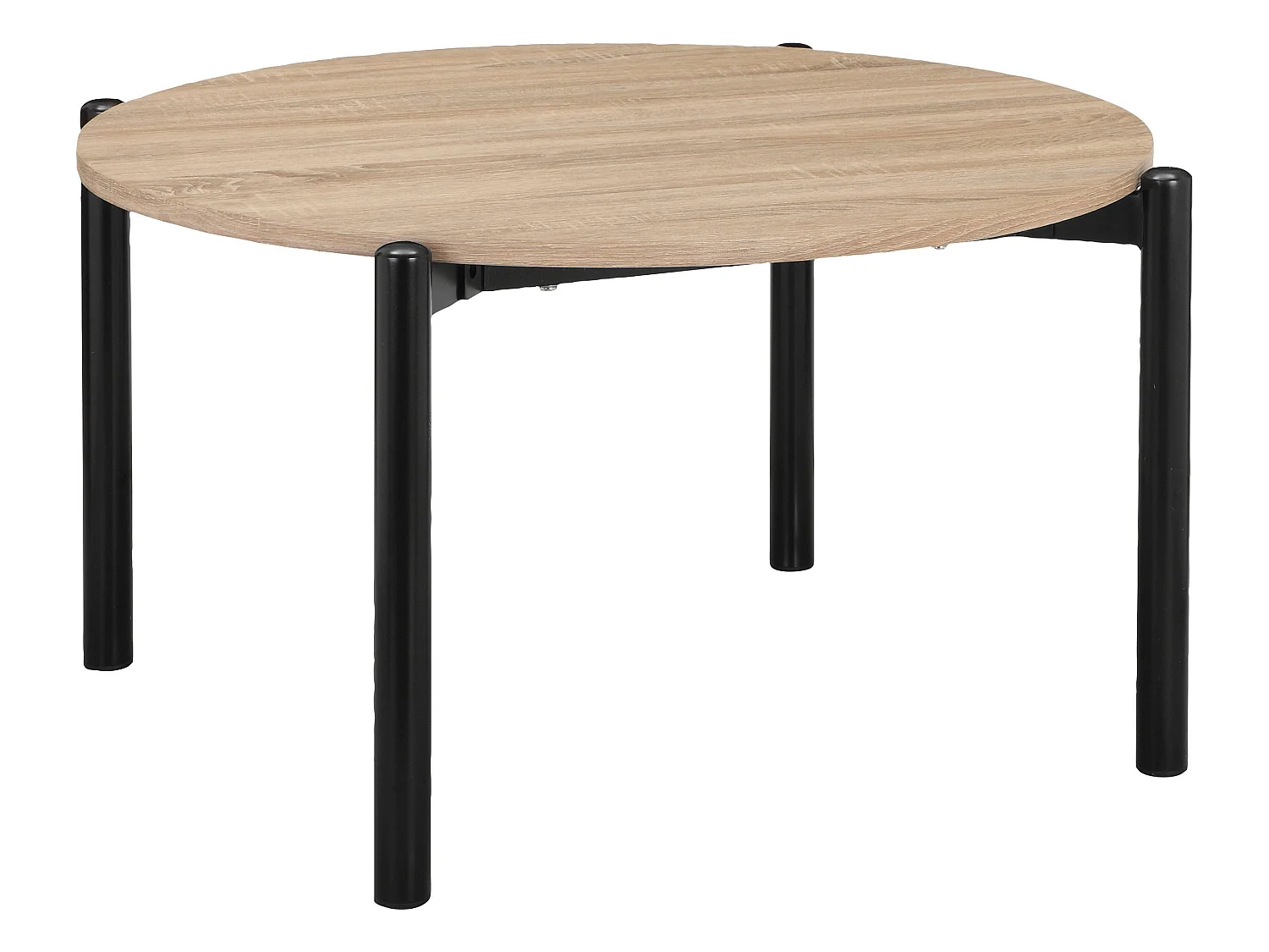 Caleb|Table basse 80 cm Wild Oak Black