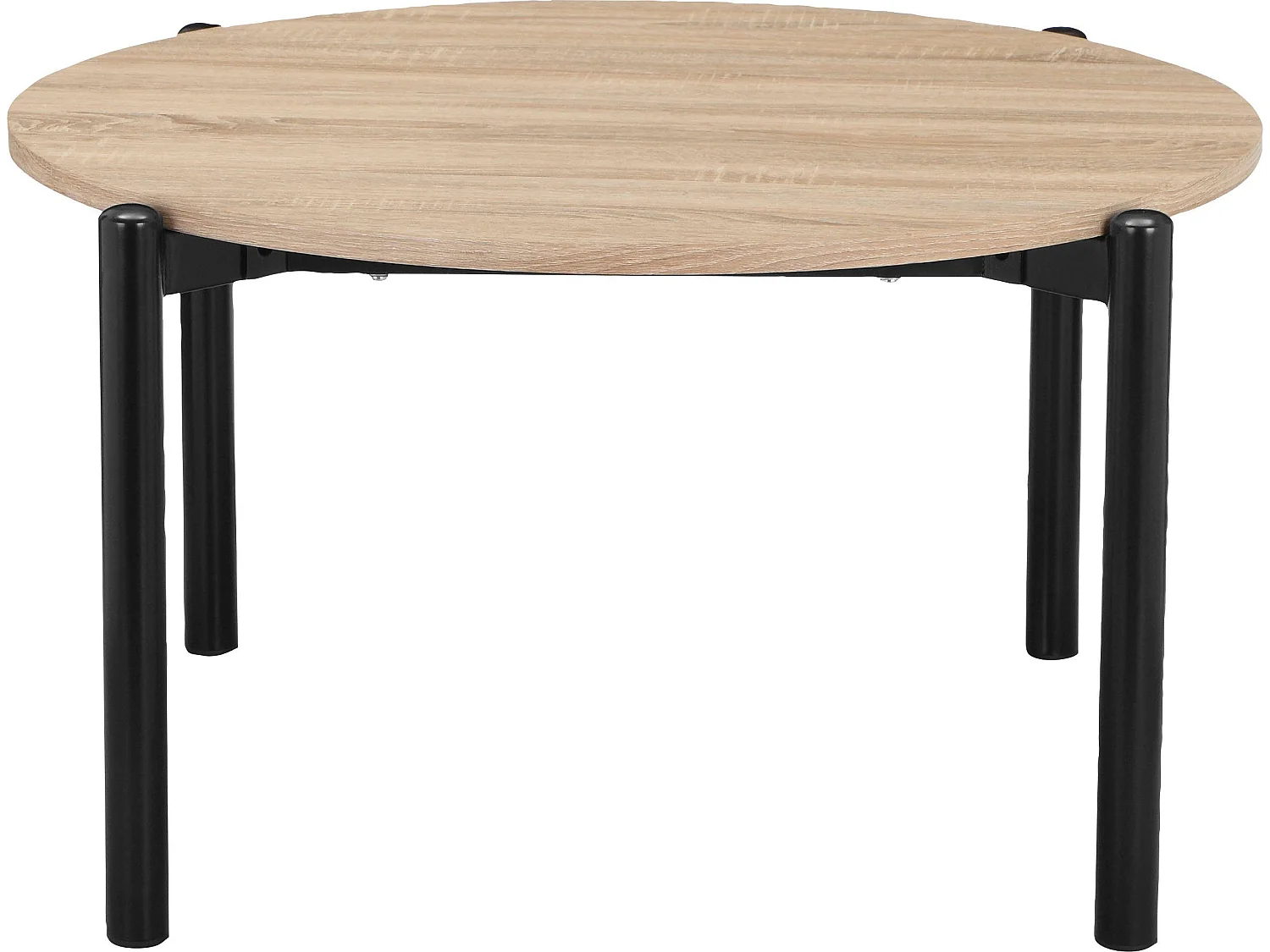 Caleb|Table basse 80 cm Wild Oak Black