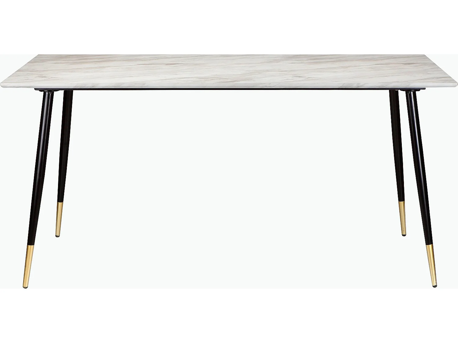 Monza|Table à manger en effet marbre 6 personnes L120