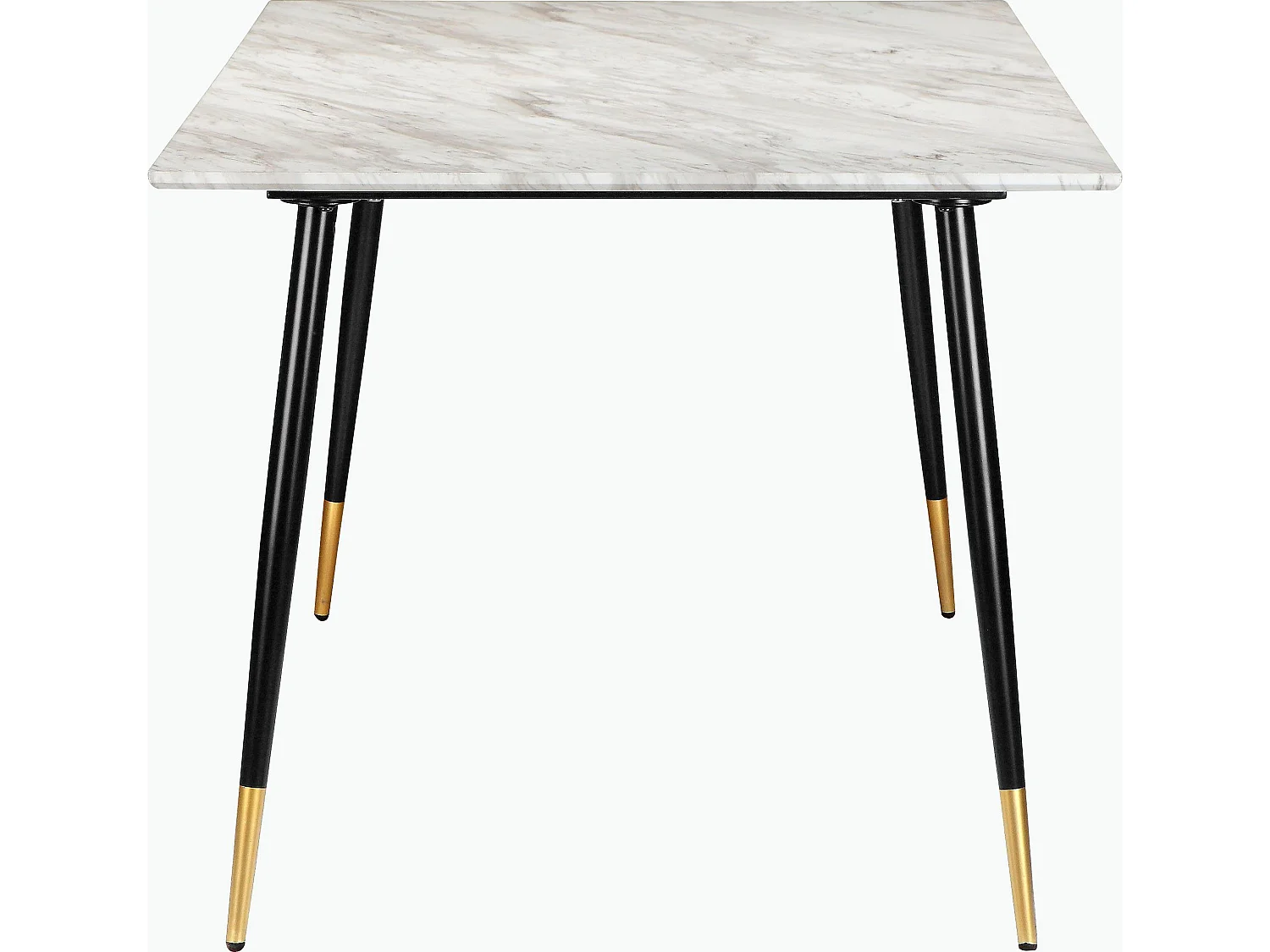 Monza|Table à manger en effet marbre 6 personnes L120