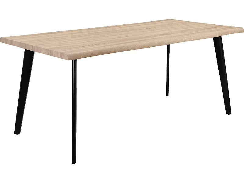 Mesa de Comedor 180 cm Roble Negro