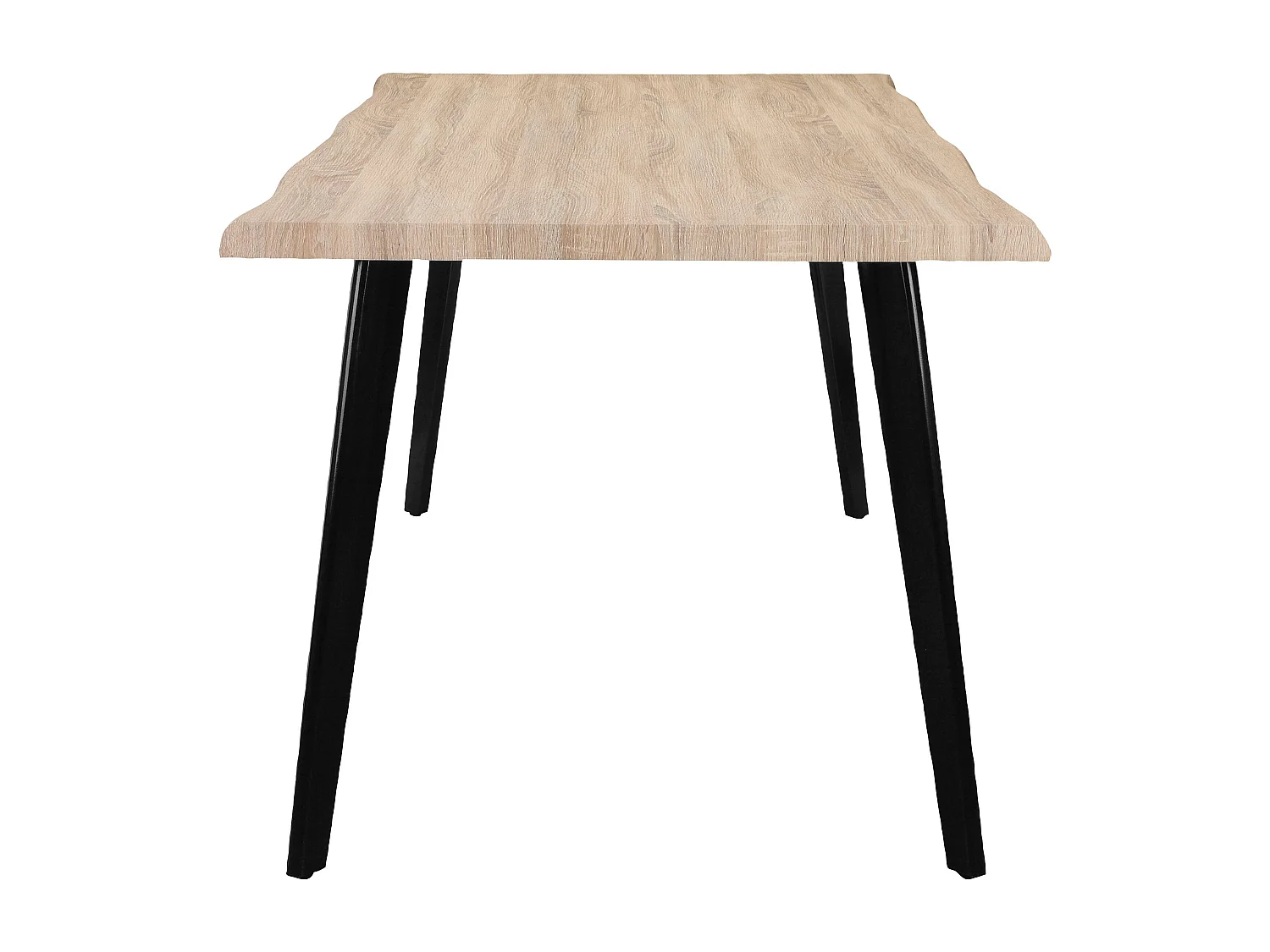 Esstisch 180 cm Eiche Schwarz