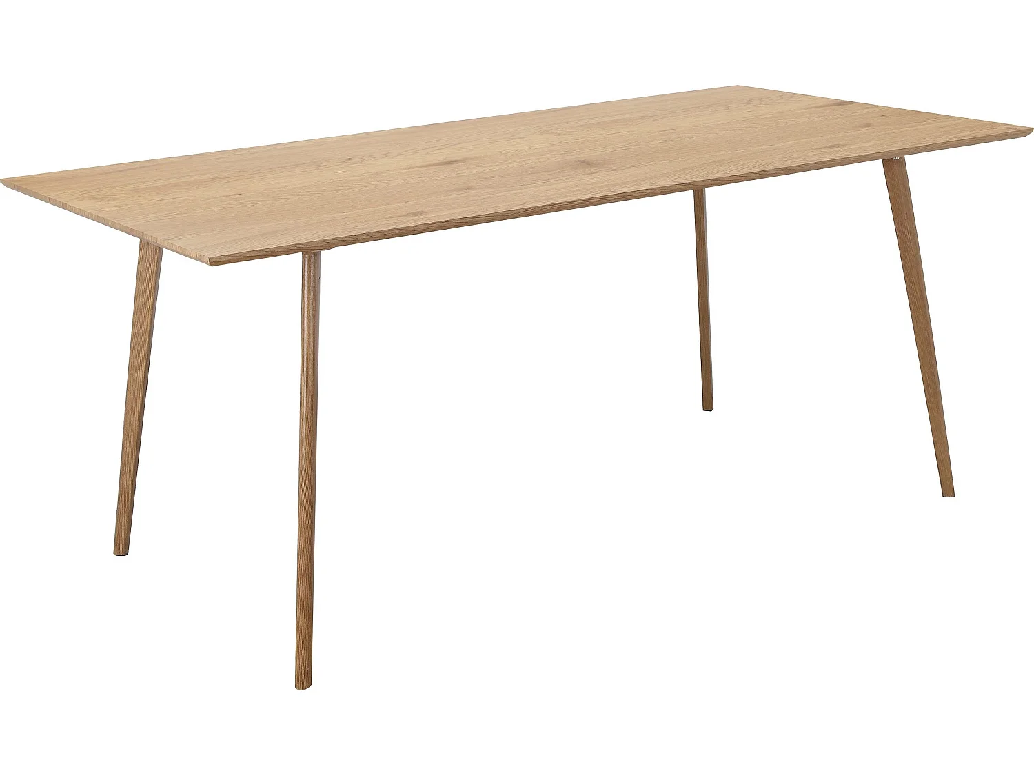 Mesa de jantar Luka 120 cm nogueira preta