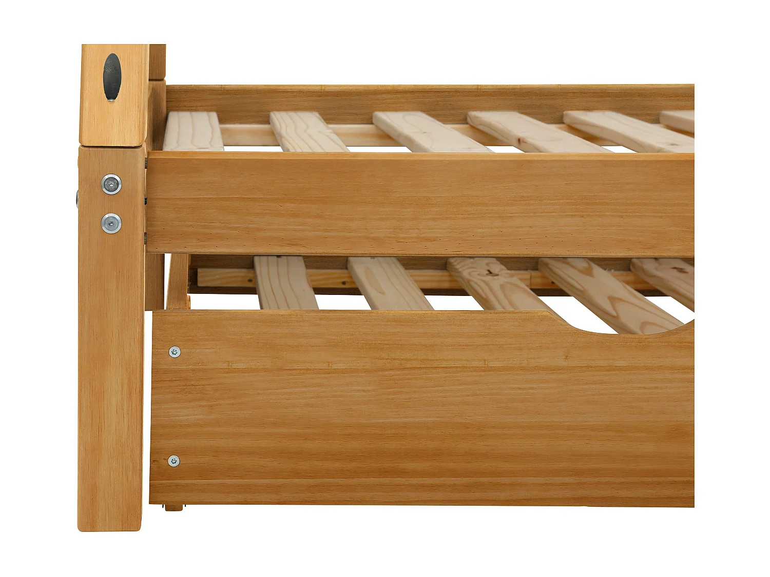 Alpi|Lit tipi gigogne en pin 90x200