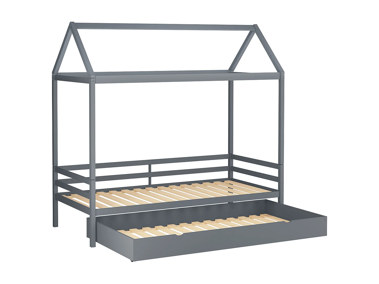 Alpi2 daybed met baldakijn grijs