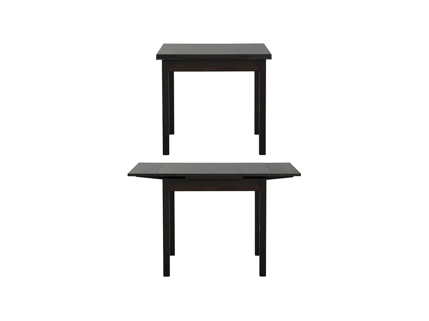 Maike|Table à manger en pin marron 4 personnes L80