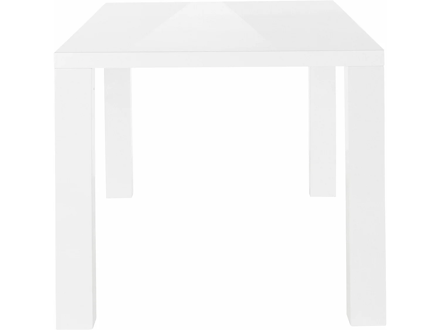 Sky | Table de salle à manger 160x90 cm en MDF blanc