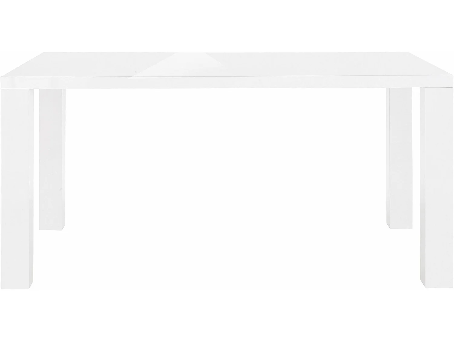 Sky | Table de salle à manger 160x90 cm en MDF blanc