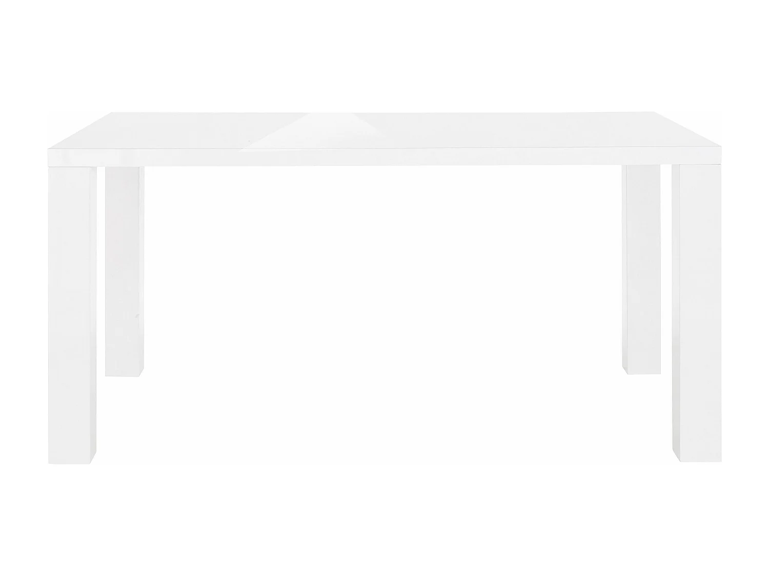Sky | Table de salle à manger 160x90 cm en MDF blanc