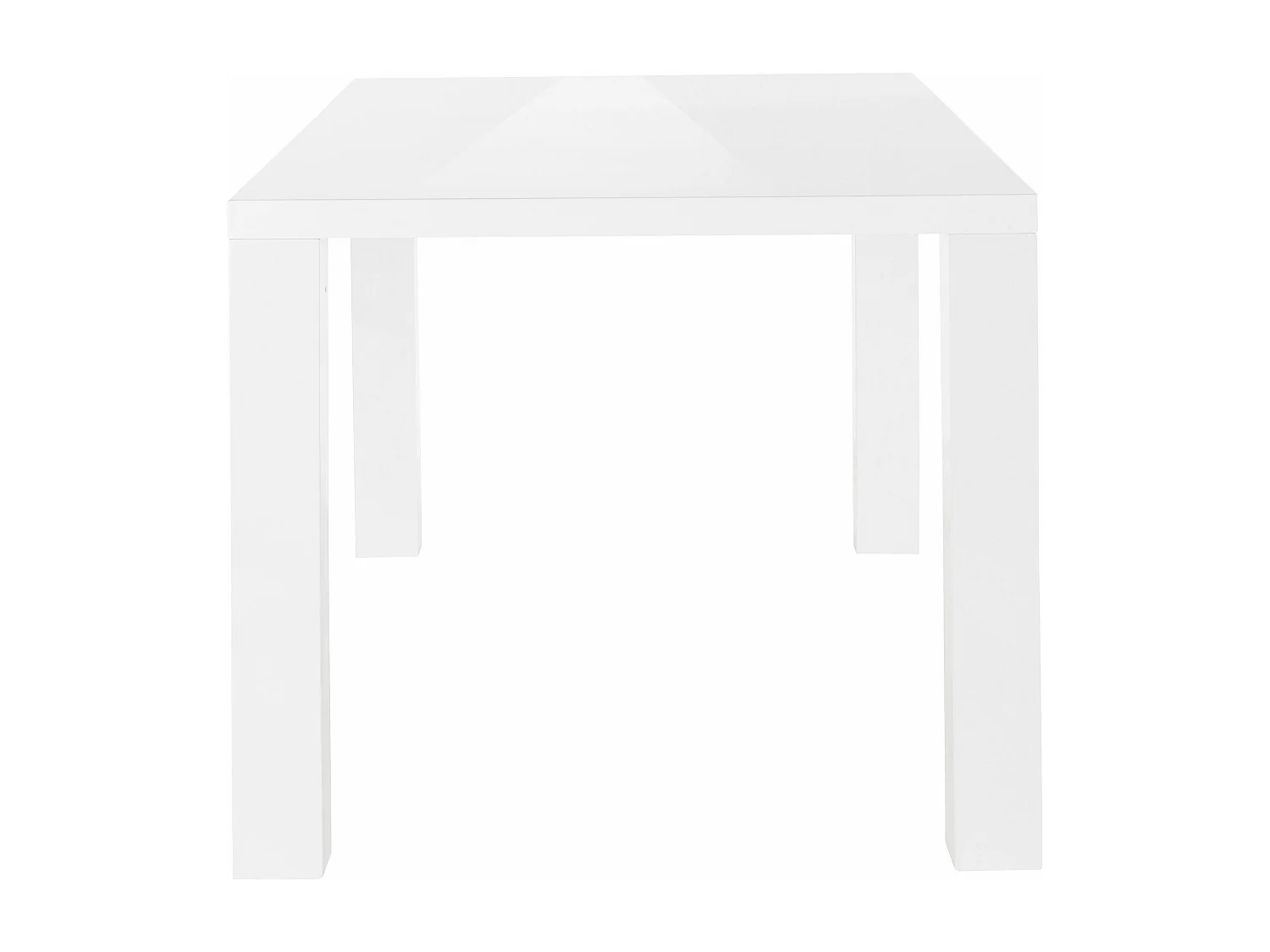 Sky | Table de salle à manger 160x90 cm en MDF blanc