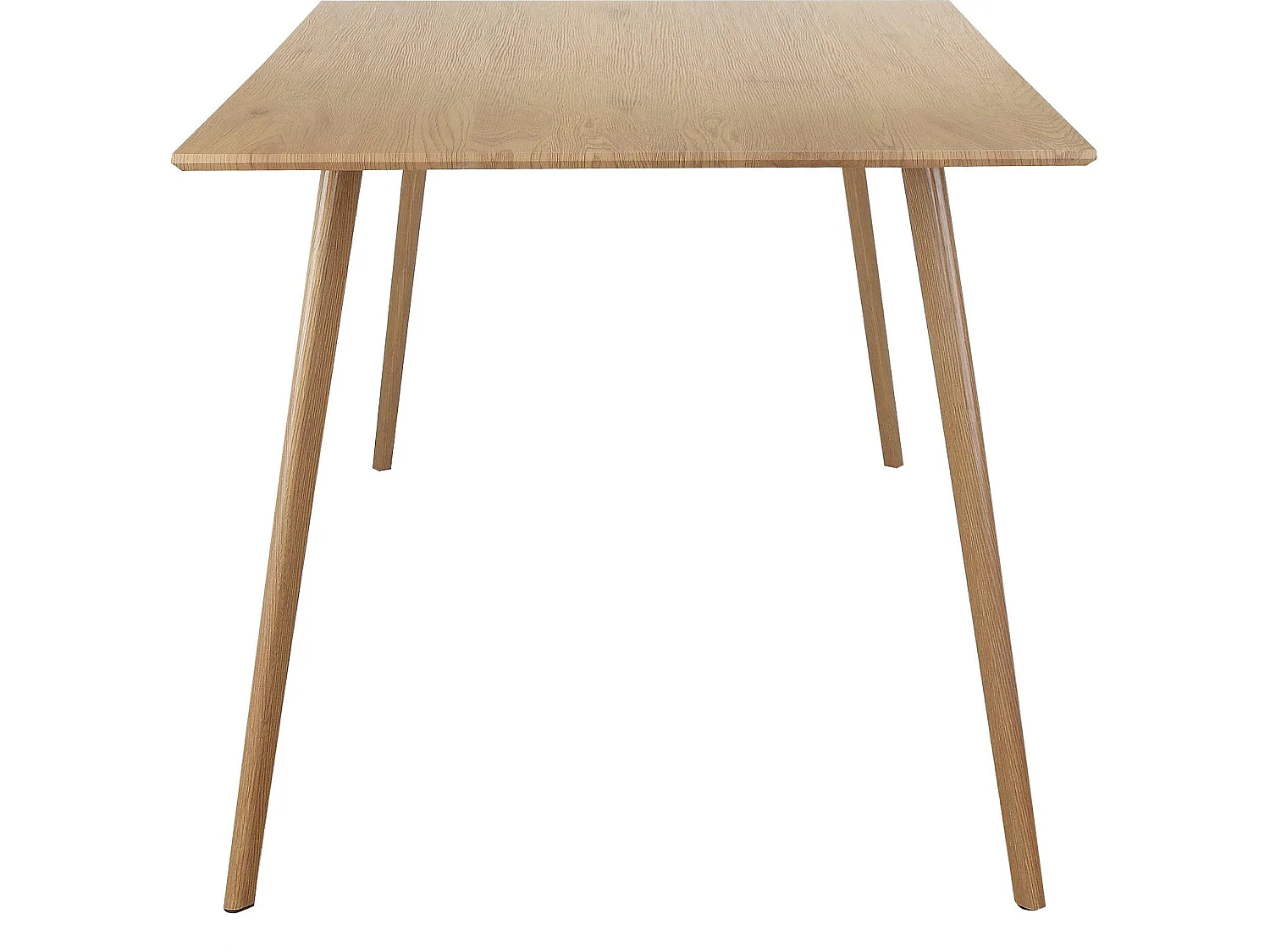 Esstisch 120 cm 8 Plätze in Eiche Natur