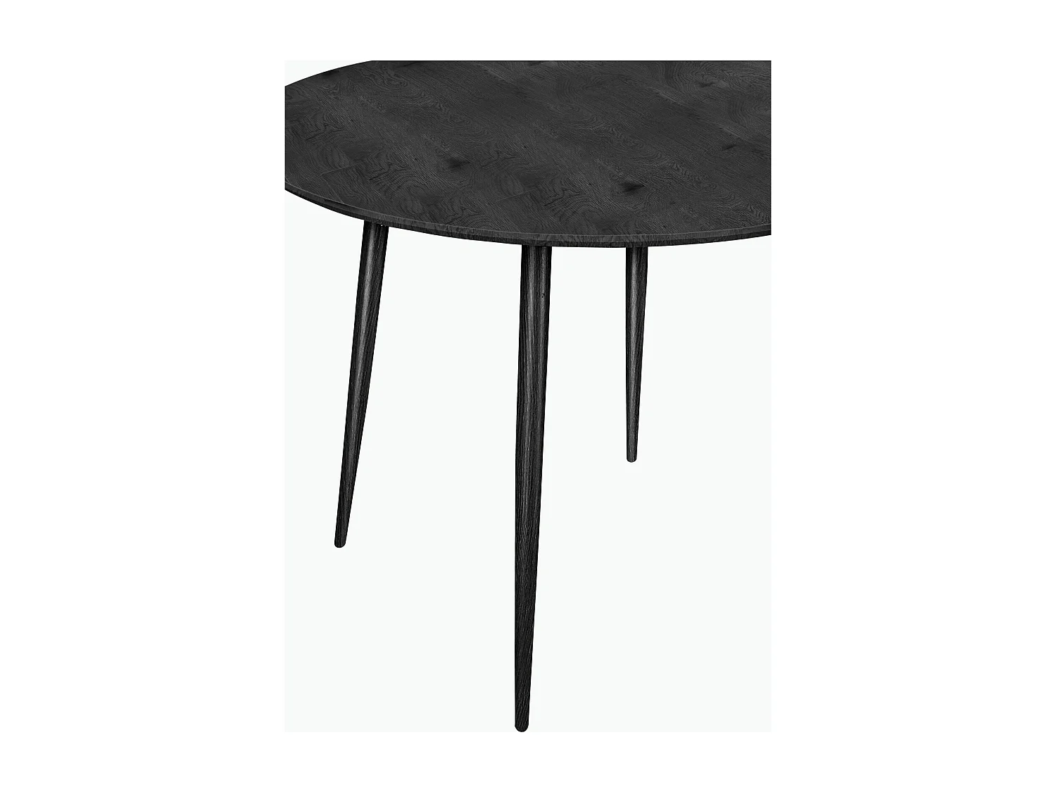 Mesa Monza Ø100 Negro Negro