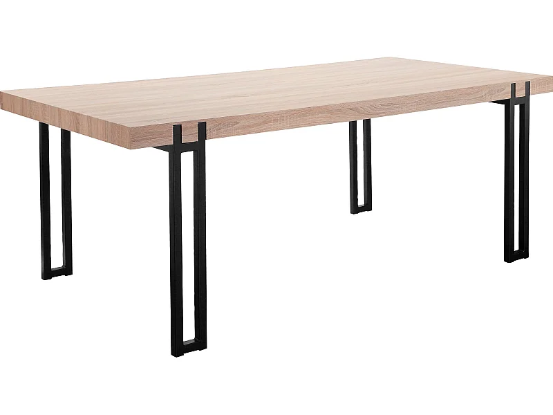 Eettafel 200x100 cm Wild Eiken